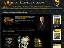 Tablet Screenshot of brianlumley.com